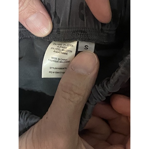 Side Stitch‎ L A Women's Drawstring Leopard Print Pants Gray Size Small - Picture 8 of 11